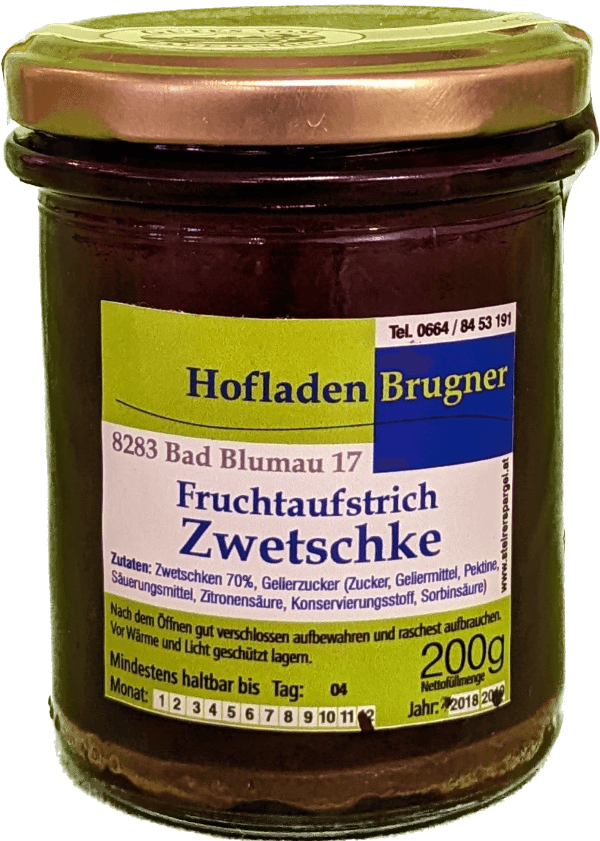 Produktbild für Fruchtaufstrich Zwetschke